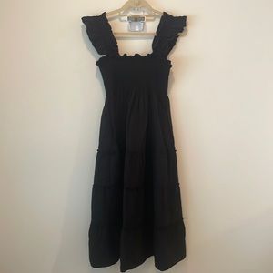 Hill House Ellie Black Poplin Size Medium